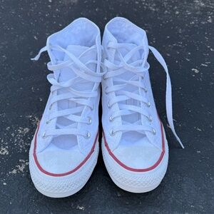 White Converse Women’s High-Tops